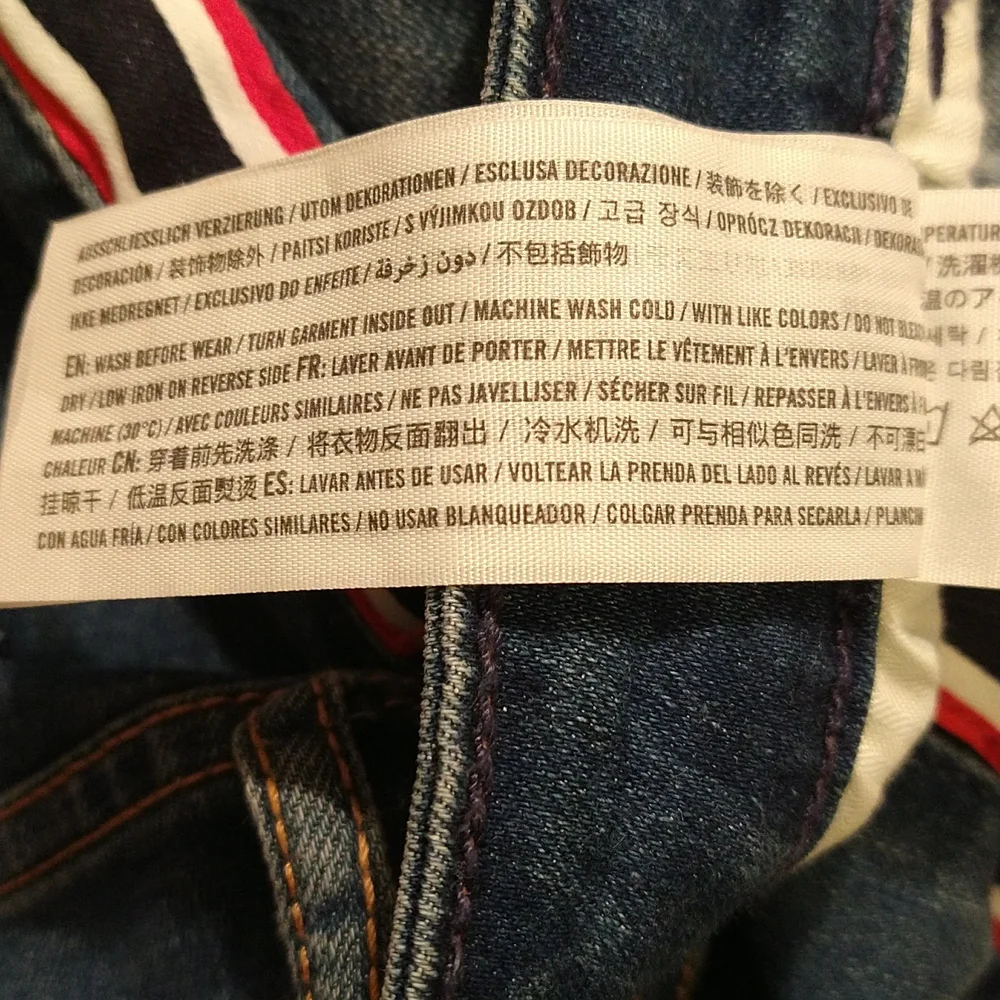 Hollister high rise crop super skinny jeans Sz 5 - Picture 8 of 8